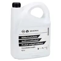 5L ORIGINAL Opel DEX-COOL Concentrate Longlife Kühlerfrostschutz GRÜN/BLAU 95528437