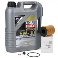 5L LIQUI MOLY SPECIAL TEC F 5W30 Motoröl + ORIGINAL Ölfilter CITROEN PEUGEOT 1.4/1.6 HDi