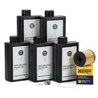 5L ORIGINAL 5W-30 LL-04 Motoröl + HENGST Ölfilter MINI R56 R57 R55 R60 R61 N12 N14 N16 N18