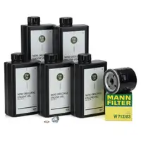 5L ORIGINAL 5W-30 LL-04 Motoröl + MANN Ölfilter MINI R50 R53 One D 75/88 PS 1ND