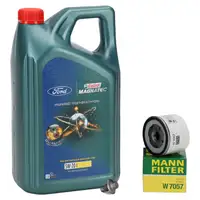 5L CASTROL MAGNATEC 5W-20 E + MANN Ölfilter FORD Focus 4 MK4 C-Max 2 MK2 1.0/1.5 EcoBoost