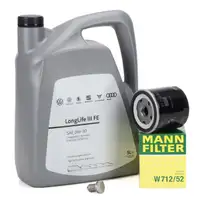 5L ORIGINAL 0W-30 Motoröl + MANN Ölfilter VW Golf 4 5 6 Lupo Polo 3 4 5 AUDI A2 1.4 1.6