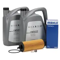 10L ORIGINAL 0W30 + MAHLE Ölfilter AUDI A4 B7 B8 A5 A6 C6 Q7 4LB VW Touareg 2.7/3.0 TDI