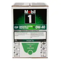 20L 20 Liter Mobil 1 ESP X4 0W-40 Motoröl PORSCHE A40/C40 MB 229.51/52 VW 511.00