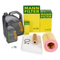 MANN Filterset + 6L ORIGINAL 5W30 MB 229.51 Motoröl MERCEDES W203 S203 CL203 C/A209 M271