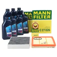 MANN Filterset + 7L ORIGINAL 5W30 Motoröl BMW 2er M2 F87 370 PS N55 11.2015-06.2018