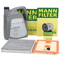 MANN Filterset + 5L ORIGINAL 0W30 Motoröl VW Golf 7 Passat B8 A3 8V Leon 5F 1.2/1.4 TSI