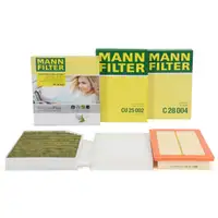 MANN FreciousPlus Innenraum + VORFILTER + Luftfilter MERCEDES W205 W213 X/C253 M274