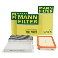 MANN Innenraum + Vorfilter + Luftfilter MERCEDES W205 S205 C/A205 C257 W213 S213 C238 M264