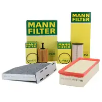 MANN Filter-Set 4-tlg VW Golf 6 Passat B6 Tiguan Touran A3 8P Leon Octavia 2 1.9/2.0 TDI