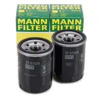 2x MANN W610/6 Ölfilter HONDA Accord 2-8 Civic 5-10 CRX 2 3 CR-V 1-5 Jazz 2-4 FR-V 1.6-2.4