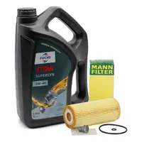 5L FUCHS TITAN SUPERSYN 5W-40 Motoröl Öl + MANN Ölfilter AUDI SEAT SKODA VW 1.9 SDI/TDI