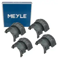 4x MEYLE 1006150013 Stabilisatorlager PORSCHE Cayenne 9PA VW Touareg 7L 7P hinten