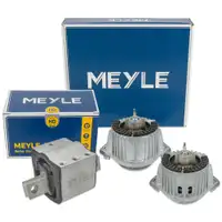 2x MEYLE Motorlager + HD VERSTÄRKT Getriebelager MERCEDES W204 C/A218 W212 C/A207 OM651