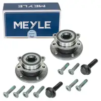 2x MEYLE 1006500005 Radnabe VW Golf 5 6 Passat B6 B7 A3 8P Q3 Leon Octavia vorne / hinten