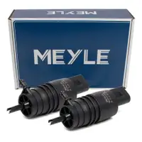 2x MEYLE 1009550006 Waschwasserpumpe Monopumpe AUDI BMW MERCEDES SEAT SKODA SMART VW