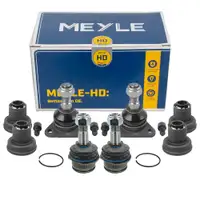 4x MEYLE HD VERSTÄRKT Traggelenk + 4x Querlenkerlager VW Transporter Bulli T3 vorne