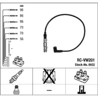 NGK 0932 RC-VW201 Zündkabelsatz Zündleitungssatz