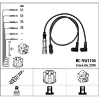 NGK 2576 RC-VW1104 Zündkabelsatz Zündleitungssatz