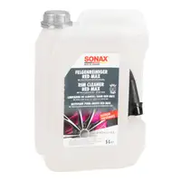 5L 5 Liter SONAX RED MAX Felgenreiniger Rim Cleaner + Druckpump-Zerstäuber Drucksprüher