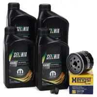 4L PETRONAS SELENIA WR FORWARD 0W30 Motoröl HENGST Ölfilter FIAT 500X 334 Tipo 356 357 1.0