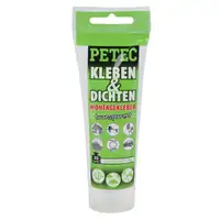 PETEC 94170 Kleben & Dichten Montagekleber Kleber Klebstoff elastisch transparent 80ml