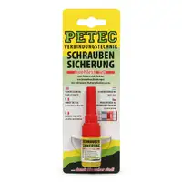 PETEC 92005 Schraubensicherung hochfest Sicherungskleber Klebstoff 5g ROT