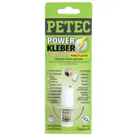 PETEC 93404 Power Kleber Sekundenklebstoff Sekundenkleber Pinsel-Flasche 4g