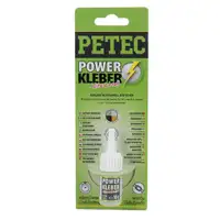 PETEC 93410 Sekundenkleber Alleskleber Schnellkleber universal dünnflüssig 10g