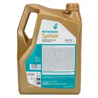 5L 5 Liter PETRONAS Syntium 5000 DM 5W-30 Motoröl Öl BMW LL-04 MB 229.51/52 VW 505.00/01