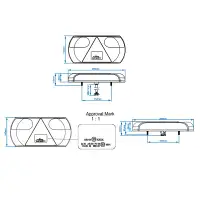 PROPLUS LED Rückleuchte Heckleuchte Leuchte 6 Funktionen IP67 PKW Anhänger Wohnwagen links