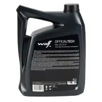 5L 5 Liter WOLF OFFICIALTECH 0W-20 C5 P Motoröl Öl Fiat 9.55535-DM1 PSA B71 2010