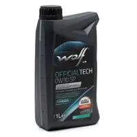 7L WOLF OFFICIALTECH 0W30 SP Motoröl + ORIGINAL Ford Ölfilter Focus 4 Mondeo 5 2.0 EcoBlue