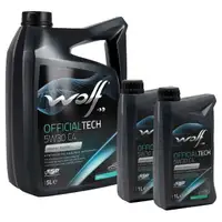 7L 7 Liter WOLF OFFICIALTECH 5W30 C4 Motoöl Öl MB 229.51 RENAULT RN0720 FIAT 9.55535-S4