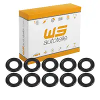 10x Dichtring Ölablassschraube für ALFA ROMEO FIAT FORD JAGUAR LAND ROVER OPEL SAAB SUZUKI