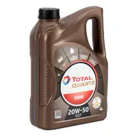 4L 4 Liter TOTAL QUARTZ 5000 20W-50 Motoröl Öl MB 229.1 PSA B712295 VW 501.01/505.00