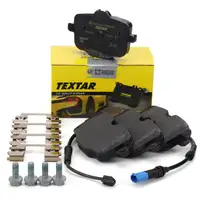 TEXTAR 2470303 Bremsbeläge + Sensor BMW 2er G87 M2 3er G80 G81 M4 4er G82 G83 M4 hinten