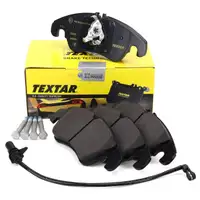 TEXTAR 2440903 Bremsbeläge + Warnsensor AUDI A4 B8 A5 8T 8F A6 C7 A7 4G Q5 8RB vorne