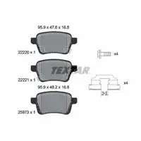 TEXTAR Bremsen Set Bremsscheiben + Bremsbeläge OPEL Adam Corsa E 15 Zoll vorne + hinten