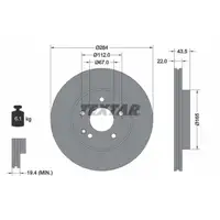 TEXTAR 92059405 Bremsscheiben Satz MERCEDES-BENZ C-Klasse W202 S202 vorne 2024210912