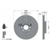 TEXTAR Bremsen Set Bremsscheiben + Bremsbeläge OPEL Adam Corsa E 15 Zoll vorne + hinten