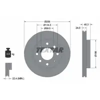 TEXTAR 92103903 Bremsscheiben Satz MITSUBISHI Carisma Galant Lander VOLVO S40 I V40 vorne