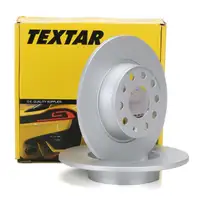 TEXTAR 92224903 Bremsscheiben Satz VW Golf 6 7 8 T-Roc Touran A3 8P 8V 8Y Q2 TT hinten