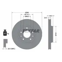 TEXTAR 92346803 Bremsscheiben Satz RENAULT Arkana 1 (LCM_, LDN_) 1.3 TCe vorne 402062072R