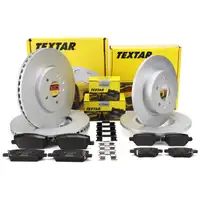 TEXTAR Bremsscheiben + Beläge OPEL Mokka / X J13 ab Fgst. J4000001/JB000001 vorne + hinten