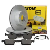 TEXTAR Bremsscheiben + Bremsbeläge + Sensor BMW F20 F21 F30-34 F32-36 ohne M-Technik vorne