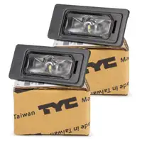 2x TYC LED Kennzeichenleuchte VW Golf 7 Tiguan Touran AUDI A3 A4 B9 A6 A7 Q3 Q7 5NA943021A