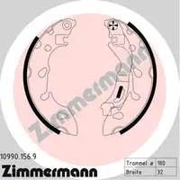 ZIMMERMANN Bremstrommeln + Bremsbacken FIAT 500 312 Panda 169 ab 05.2010 hinten