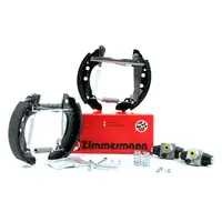 ZIMMERMANN Bremsbacken + Radbremszylinder Satz AUDI A80 SEAT Arosa VW Golf 1 2