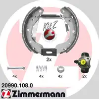 ZIMMERMANN Bremsbacken + Radbremszylinder Satz OPEL Asta F G Corsa C Vectra A